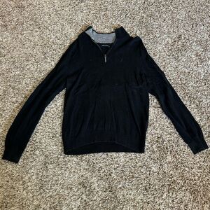Black Nautica Quarter Zip Sweater | Men’s Sweater | Fall Sweater